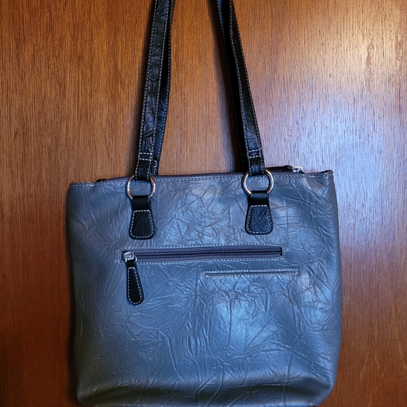 Stone Mountain Shoulder Handbag Gray Black - Picture 8 of 9